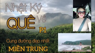 Nhật ký về Quê ngày mưa ( P1) - Cung đường ven biển đẹp nhất miền Trung|Du lịch bốn phương.