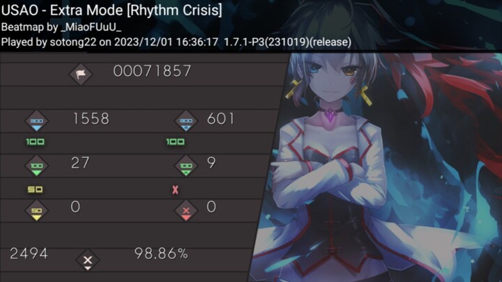 OSUD req by @Mousewing || USAO-EXTRA MODE [Ryhtim crisis] || 6.59* FC