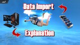 ROS Data import In-depth/PC items to mobile transfer (Tagalog)