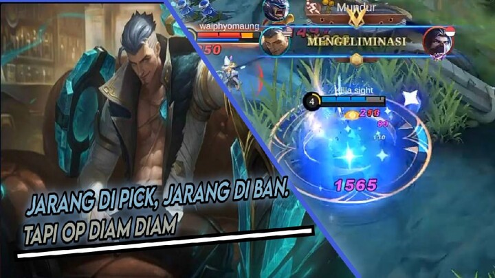 HERO OP UNDERRATED JARANG DILIRIK PLAYER ML. GAMEPLAY FREDRINN, MOBILE LEGEND|BSTATION