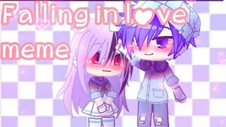 *⌒•falling in l♡ve||meme||Gacha Club•⌒*