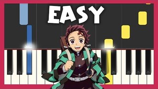 Demon Slayer - Kimetsu no Yaiba (Ep.19 ED) - “Kamado Tanjiro no Uta” / EASY Piano Tutorial