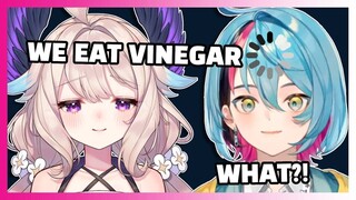 Kyo was Shocked that Enna Prefers Drinking Vinegar Over Pilk [Nijisanji EN Vtuber Clip]