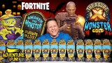 6 Treasure X Monster Gold Blue Series 2 Fortnite Challenge Adventure Fun Toy & Gamer review!