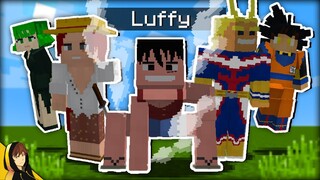 Fisk Superheroes Mod BUT with ANIME POWERS instead?!? | Minecraft