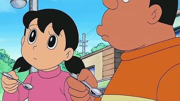 Doraemon: Sendok ajaib bisa makan makanan enak dari seluruh dunia secara gratis, cukup gali dari fot
