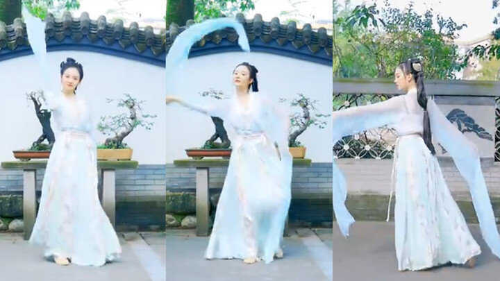 ❀Plucking dance cover❀Your fairy with water sleeves are online ୧("̮)୨✧