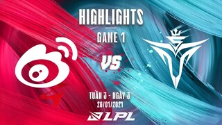 WBG vs V5 | Highlights - Game 1 | Tuần 3 Ngày 3 | LPL Mùa Xuân 2022