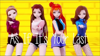 MMD - KPOP "BLACKPINK - AS IF ITS YOUR LAST" (CAMERA DL)