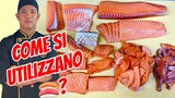 Come si utilizzano tutte le parti del salmone per sushi 🍣 ?