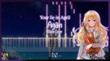 Again - Your Lie in April (Shigatsu wa Kimi no Uso) | Piano Cover by Relivka