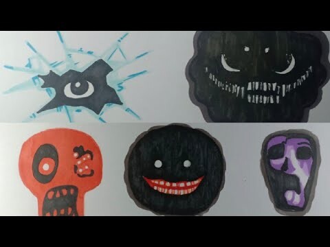DRAWING 5 New Monsters In DOORS ROBLOX Vẽ Thực Thể Doors