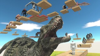 T-Rex Extreme Parkour - Animal Revolt Battle Simulator