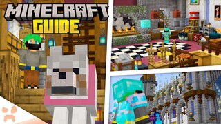 STORAGE MEGA BUILD INTERIOR DESIGN! | Minecraft Guide (Tutorial Lets Play)