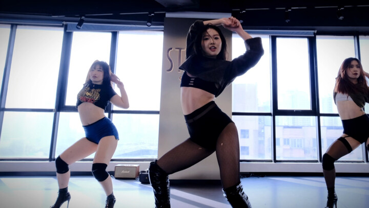 【白菜的练舞Time】今天的美女三人组是美式辣妹 Piece of me May编舞