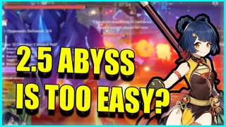 Genshin 2.5 Abyss is ALMOST TOO EASY if you JUST USE HER