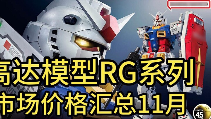 ⚡️Tolak pengejaran tinggi! Ringkasan harga pasar normal Gunpla ⚡️RG 2024.11