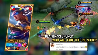 BEATRIX VS BRUNO who will win?! Gelye nga ba?! | BRUNO BEST BUILD AND EMBLEM MLBB