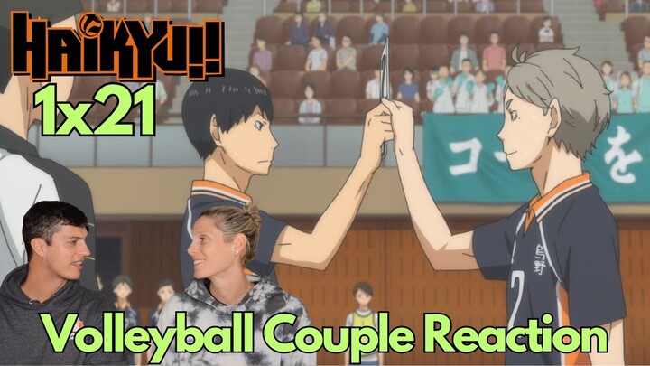 Volleyball Couple Reaction to Haikyu!! S1E21: "Senpai's True Abilities"