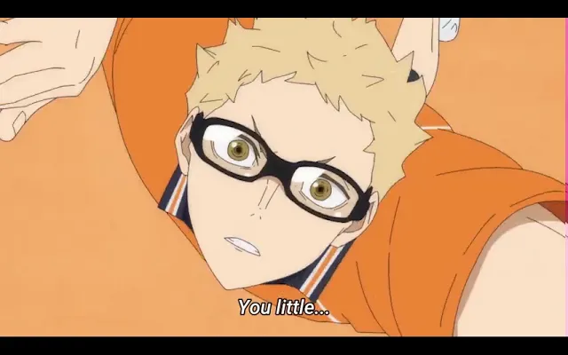 Tsukishima มีแผน ck d พร้อม fen back! !! การกระจาย! !! Ason 4 ในตอนที่ 16