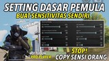 BASIC SETTING PUBG MOBILE UNTUK PEMULA !! CARA MEMBUAT SENSITIVITAS SENDIRI PUBG MOBILE 3.2