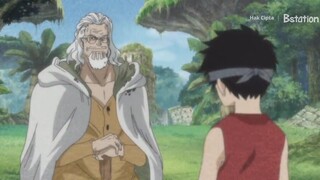 Latihan luffy selama 2thn) bersama silvers Rayleigh