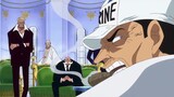 Five elders meet to discuss Luffy, Sakazuki is angry at Fujitora's actions || ONE PIECE