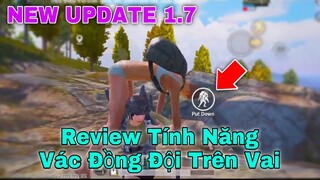 Review Tính Năng Vác Người Bị Thương Ở Trên Vai | New Update 1.7.0 PUBG Mobile.