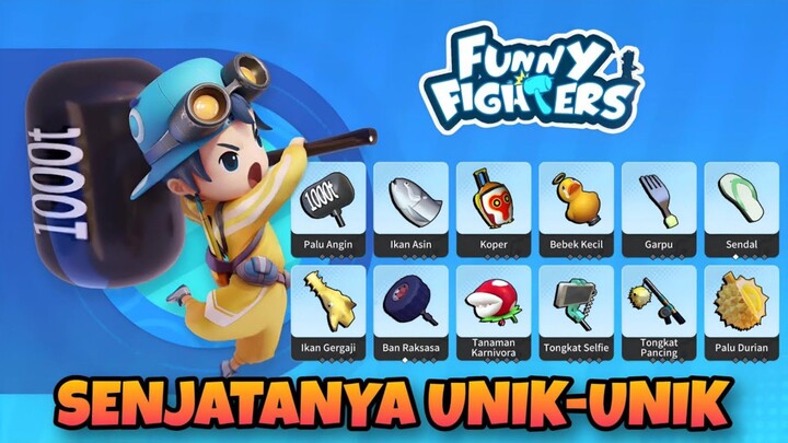 Gak bosenin cobain senjatanya | Funny Fighters: Battle Royale