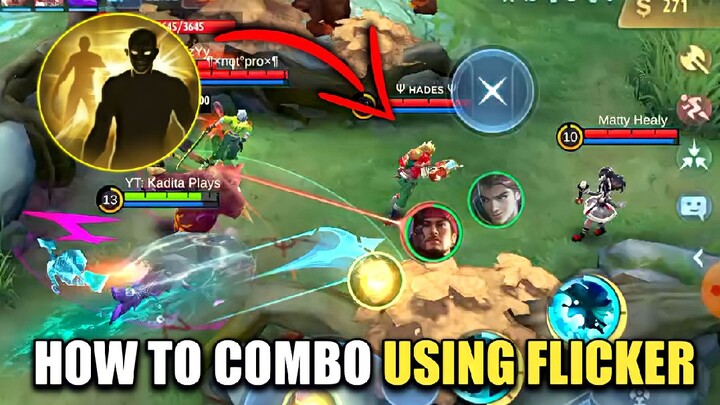 HOW TO USE FLICKER PERFECTLY? GLOBAL KADITA PERFECT COMBO USING FLICKER! 🔥 | BEST BUILD 2023 - MLBB