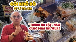"Idol giới trẻ" Color Man MÊ MẪN món ăn vặt GỎI KHÔ BÒ siêu ngon ở công viên Lê Văn Tám !!!