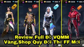 [Garena Free Fire]/Hé Lộ Đồ Shop Quy Đổi Thẻ FF,Review Full Gói Đồ VQMM Vàng,Vòng Quay Chế Tác Mới