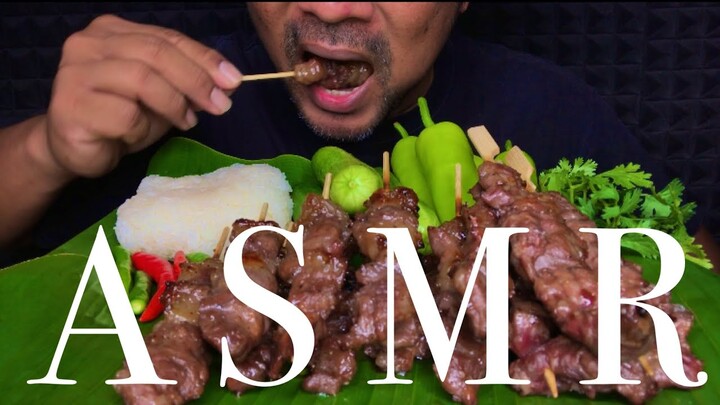 ASMR:เนื้อโคขุนย่าง(EATING SOUNDS)|COCO SAMUI ASMR #asmr#eating #เนื้อโคขุน