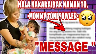 HALA NAKAKAIYAK NAMAN TO!😥😢 -MOMMY TONI FOWLER- | TORO FAMILY | TONI FOWLER