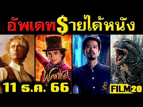 อัพเดทรายได้หนัง  4Kings - Wonka - Godzilla - Hunger Games - The Marvels - ธี่หยด อื่นๆ ณ 11 ธ.ค.66