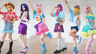 【MLP COSPLAY 6人】小马国女孩餐厅歌 Helping Twilight Sparkle Win The Crown