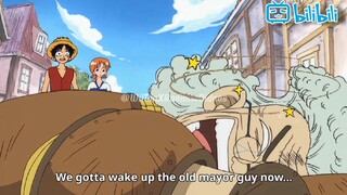 Luffy being honest after he punch👊 the Mayor😂.