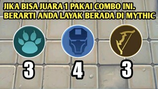 CARA CEPAT MENJADI MYTHIC | COMBO KUAT TERBARU | 3 GUARDIAN 4 CYBORG 3 MARKSMAN | MAGIC CHESS MLBB