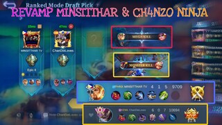 BACK TO EPICAL GLORY INTENSE CONNECTION REVAMP MINSITTHAR & CH4NZO NINJA (NO MERCY)....MLBB 2023