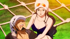 Moment waduh Trafalgar Law dan Robin