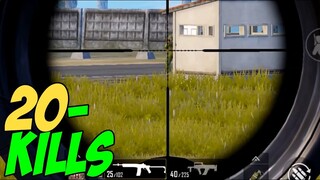 MINI 14 vs AWM | SOLO vs SQUAD | PUBG MOBILE