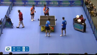LIANGJINGKUN/ZHOUYU-WEICHEN/ZHAOFENG-The 15th National Games TTQC-GROUP (TEAM)