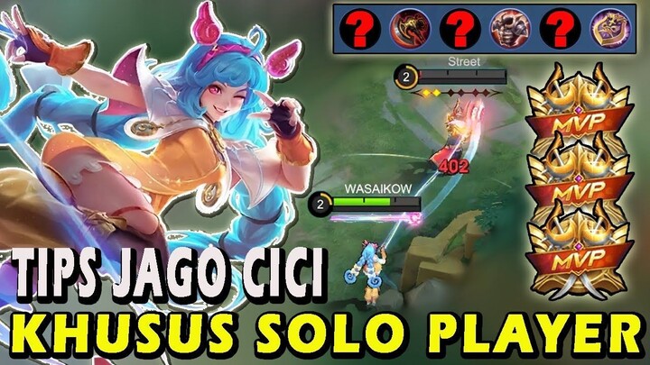 Hero Aurora di BAN kita ganti konten jadi Gameplay Cici solo Rank