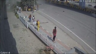 Car accident Caught CCTV India _2