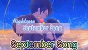 [Nightcore]September Song (Female Version)