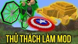 Xe đạp Bốc đầu, Gươm Rùa thần, Phân thân chi thuật | Minecraft Thử thách Làm mod