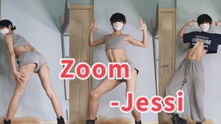 男拽姐出击 又A又O！★Zoom-Jessi★大三男生翻跳Jessi粗莓粗猫