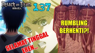 BOOM!! Armin Menghentikan Rumbling..!! Sayonara Eren & Zeke.. [Chapter 137 Attack on Titan]