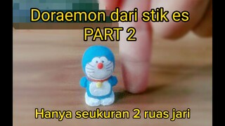 Doraemon dari stik es PART 2