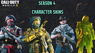 SEASON 4  *CHARACTER SKINS*  SNEAK PEEK.